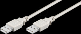 93376 USB 2.0 cable, A male to A male, 3 m