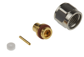 Złącze koncentryczne Montaż na kablu Męski 50Ω typ złącza Złącze SMA 0 to 40GHz Lutowane typ kabla RG405