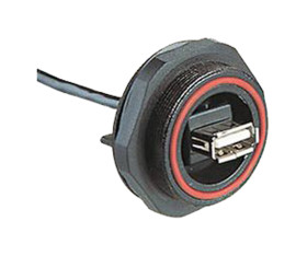 Złącze USB typ A A Montaż na panelu Żeński 2.0 ,1-portowe