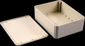 ABS enclosure, (L x W x H) 200 x 150 x 70 mm, light gray (RAL 7035), IP54, RL6655