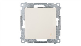 Simon 54 Łącznik Krzyżowy Kremowy Dw7a.01/41