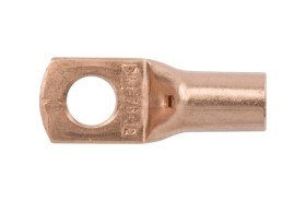 Końcówka oczkowa rurowa 70/M12 miedź niecynowana KN70F12