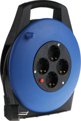 Bęben kablowy 10m 4 gniazda Szpula kablowa typ Typ F - niemieckie Schuko CEE 7/7 niemieckie Schuko/francuskie 10A 230 V