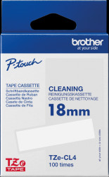 TZE-CL4 Cleaning tape, for 100 cycles, 18 mm