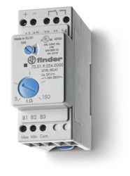 Przekaźnik kontroli poziomu cieczy (przewodzących) funkcja opróżniania/napełnienia, czułość nastawna 400V AC 72.01.8.400.0000