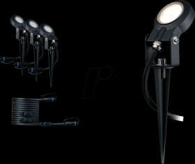 93689 Plug&amp;Shine earth spear Set Sting IP67, 18 W, 100°