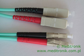 Patchcord ÅwiatÅowodowy LC-SC OM3 50/125Âµm MM duplex dÅ.3m