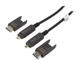 Kabel HDCP 2.2,HDMI 2.0,optyczny LSZH 20m AK-330127-200-S