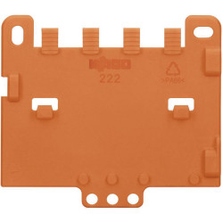 WAGO 222-505 Strain Relief Plate Orange Adapter for 222 Series