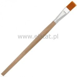 Pędzel ESD; drewniana rączką 14cm; 12mm
