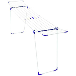 Leifheit 81635 Laundry Drying Rack foldable sturdy design compact storage