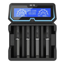 Ładowarka do akumulatorów cylindrycznych Li-ion 18650 Xtar X4