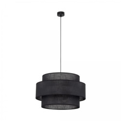 Lampa wisząca z czarnym abażurem 3xE27 CALISTO 5099 TK Lighting