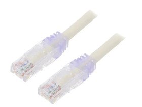 UTPSP0.5MY Patch cord TX6™ PLUS,U/UTP 6 linka Cu LSZH biały 0,5m 24AWG