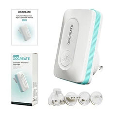 DOCREATE SL06 Lampka nocna 7.83Hz Częstotliwość Miękkie światło Niskie zużycie energii Kompaktowy design Cicha praca Podłącz i u