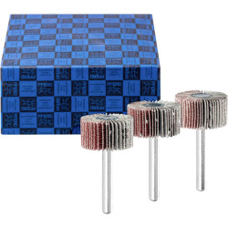 PFERD 44498002 fan head Grinding-set 30mm corundum A ø6mm shaft 3 pcs