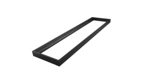 Rama Montażowa Do Panelu Led 1200X300 Zatrzaskowa Aluminium Czarna Ec79999