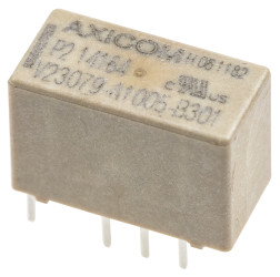 Przekaźnik sygnału, 24V dc, 2 A, DPDT, 2-polowy, montaż PCB, TE Connectivity Axicom P2