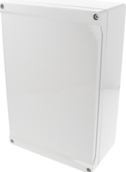 ABS enclosure, (L x W x H) 239 x 160 x 89 mm, light gray (RAL 7035), IP66, 1555VGY