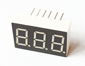 AT-03631BS-B wyświetlacz LED czerwony, jasność 6mcd, wspólna anoda