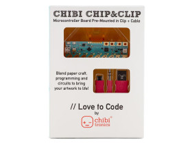 Chibitronics Love to code pre-mounted chibi chip/clip