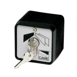 Stacyjka kluczykowa zewnętrzna, czarna obudowa, z cylindrem DIN SMA