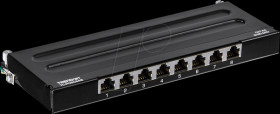 TC-P08C6AS Patchpanel, 8-Port, Cat.6a