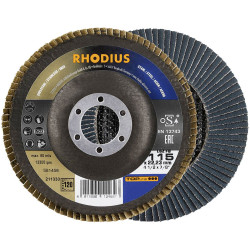 Rhodius 211330 Flap disc 115mm bore 22.23mm stainless steel 1 pc