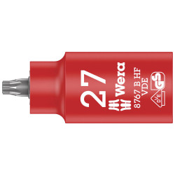 Wera 05004922001 8767 B VDE HF TORX&#xAE; Zyklop Bit Socket 3/8&quot; Drive TX 27 x 55 mm