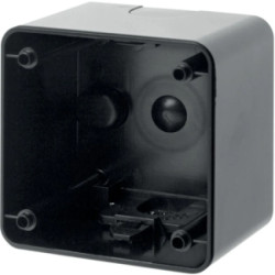 Integro Puszka natynkowa pojedyncza wysoka czarny połysk 9115105