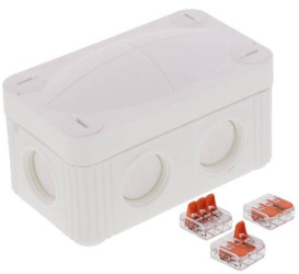 Puszka elektroinstalacyjna ścienna Polipropylen 85 x 49 x 51mm IP66, IP67 WISKA