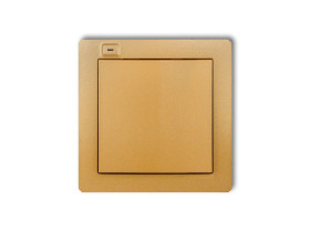 DECO Nadajnik 1-klawiszowy 2-kanałowy do systemu Exta Free złoty 29DEF-1 KARLIK