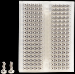 Breadboard, 170 contacts, transp.