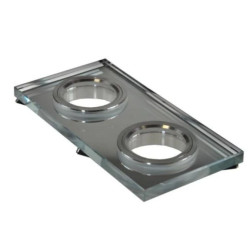 Oprawa sufitowa Denzel Clear podwójna