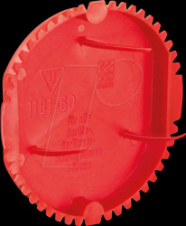 1181-60 Flush-fitted signal cover, for installation openings Ø 60 mm