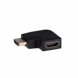 Adapter HDMI wtyk-gniazdo kątowe boczne