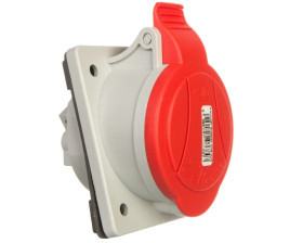 Gniazda tablicowe skośne 5P 32A 400V czerwone GTS 32/5 IP-44 921825
