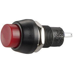 TruComponents 781946 Pushbutton ,Panel Mount,Off/On,SPST,Solder