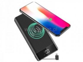 Obudowa powerbank na 8x 18650 z LCD; bezprzewodowe