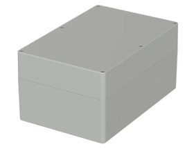 ABS enclosure, (L x W x H) 240.3 x 160.3 x 120 mm, light gray (RAL 7035), IP66, 03243000