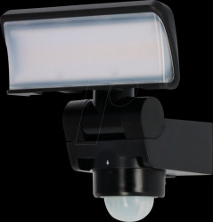 1178080110 LED floodlight, 20 W, 1680 lm, 3000 K, black, with sensor