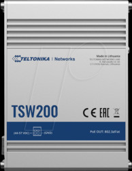 TSW200 Switch, 10-Port, Gigabit Ethernet, SFP, PoE
