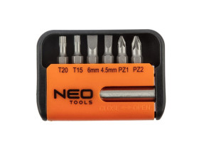 Końcówki wkrętakowe z uchwytem zestaw 7 szt. 06-101 TOPEX