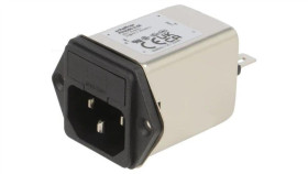 Złącze Zasilające Ac Męskie 2A 250Vac C14 (E) 2,7Mh Fn9260-2-06