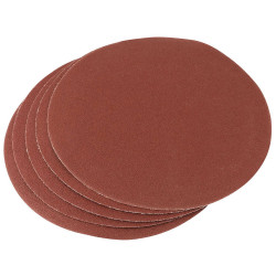 Draper 23358 Five 200mm 100 Grit Hook and Eye Backed Aluminium Oxide