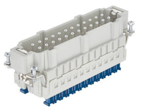 Harting 09330242648 Wstawka pinowa męska 24 Połączenie zacisku klatki 1 szt.