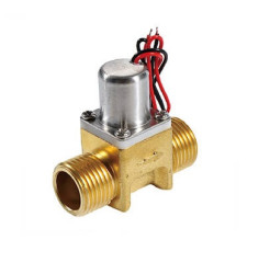 1/2" PWM-Controlled High-Precision Electric Valve - Brass - Straight