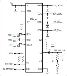 Complete Power IC for Low-Cost PDAs
