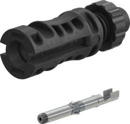 MC4-Evo stor surface mount plug, 10 mm², 1.5 kV, 62 A, 32.0277P0001