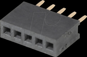 10120643 socket connector 1,27mm 1x5 straight